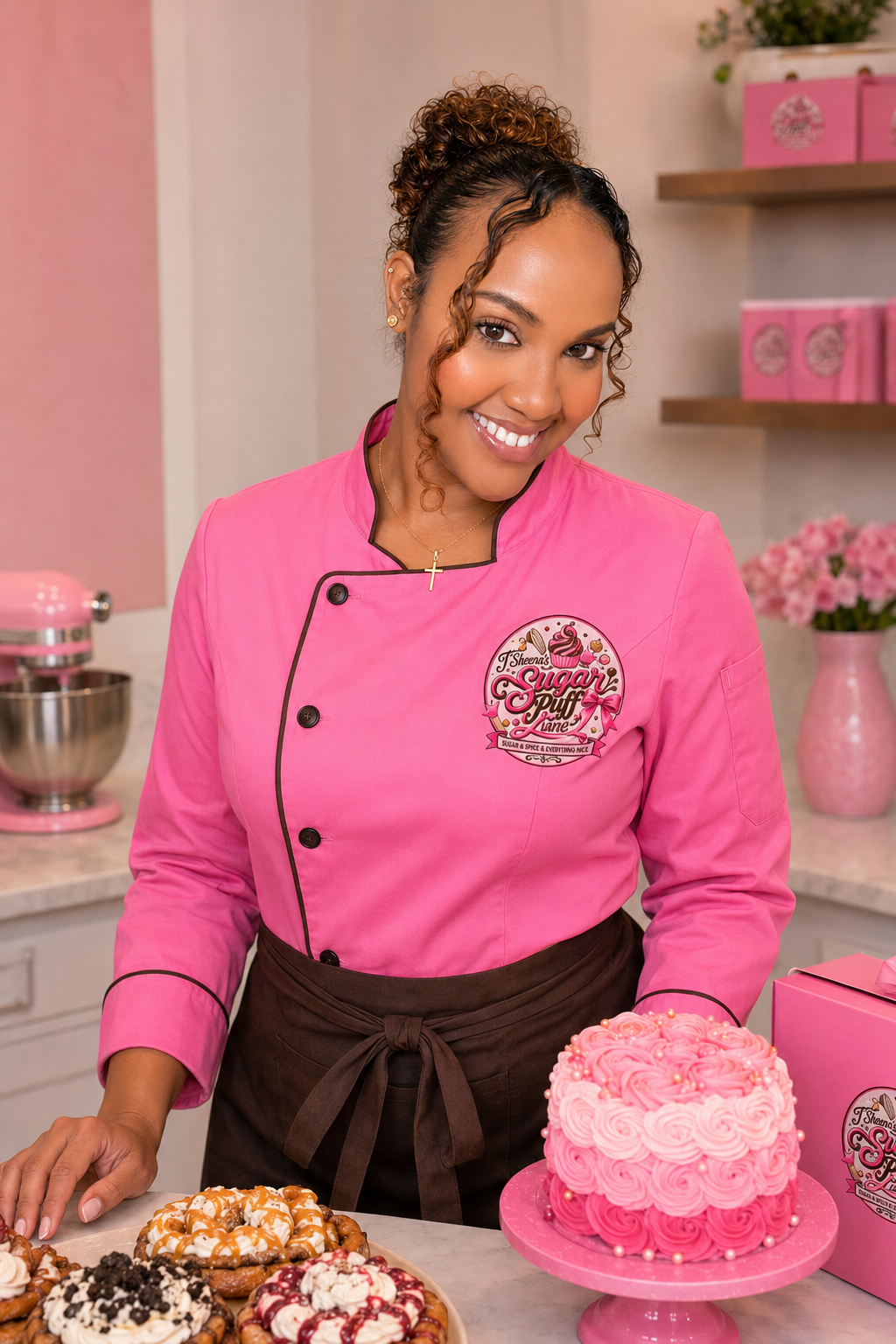 T’Sheena, founder of Sugar Puff Lane